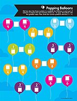 Carson-Dellosa Train Your Brain: Fractions Level 2 Classroom Kit, Grades 3-5, 111 pcs