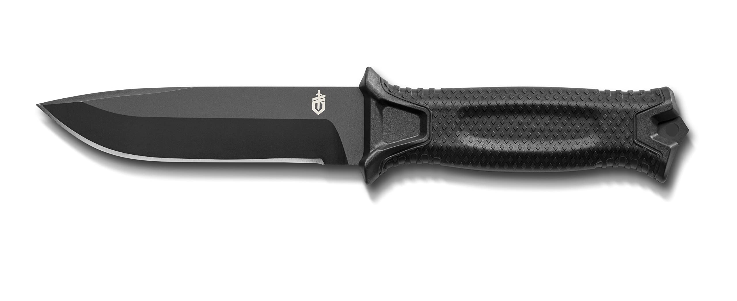 Gerber Gear Strongarm - Fixed Blade Tactical Knife for Survival Gear - Black, Plain Edge