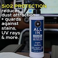 COLLINITE No. 21 All-in Universal Ceramic Interior Detailer – Easy Spray & Wipe Cleaner + SiO2 UV Protection for Leather