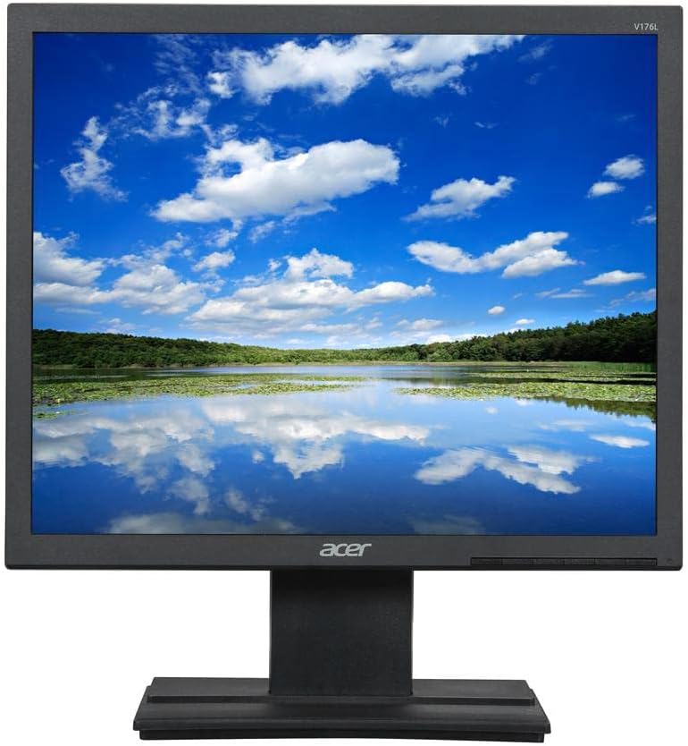 Acer V176L b 17-Inch SXGA LCD Display,Black 5:4 (1280 x 1024) 17-Inch