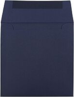 JAM PAPER Navy Blue Premium Invitation Envelopes - 25/Pack