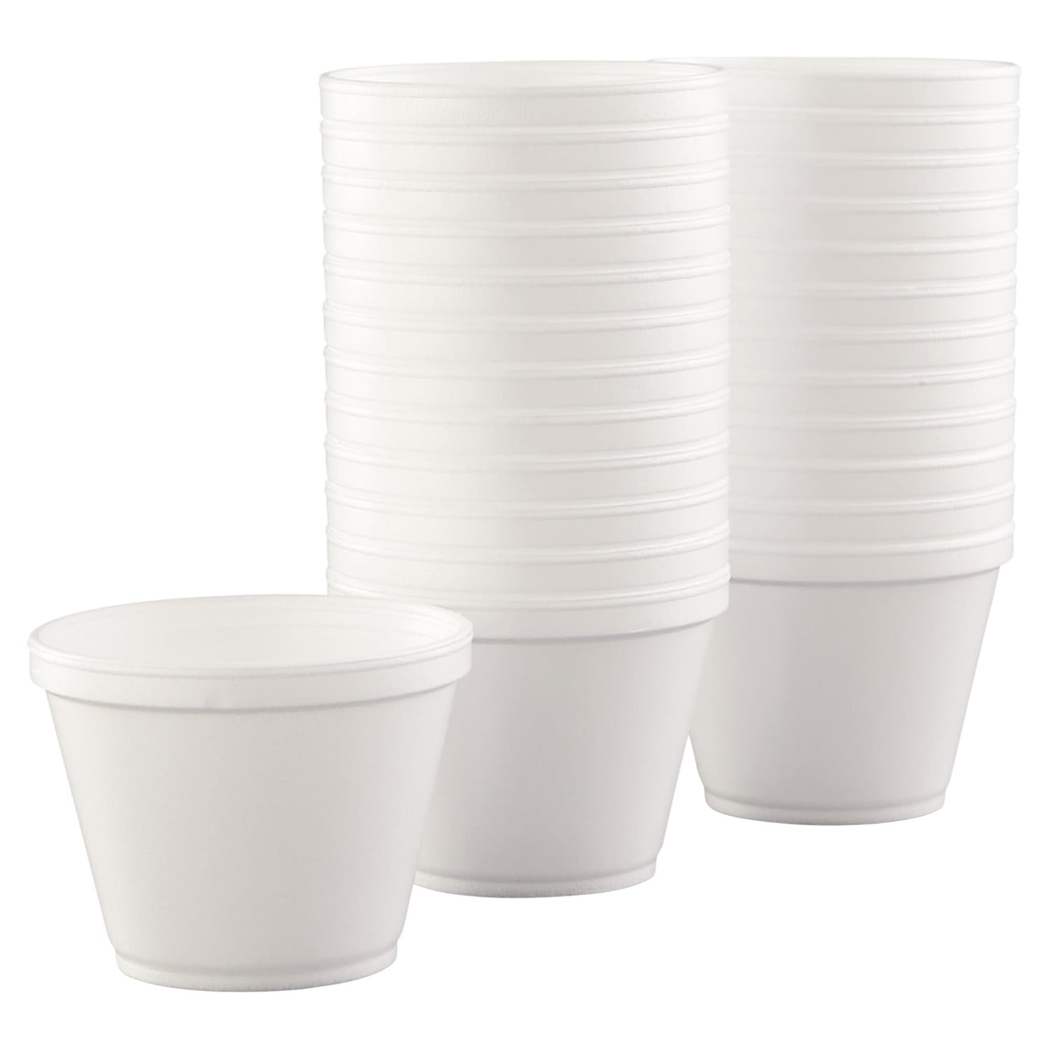 SOLO Dart 12SJ20 12 oz Squat Foam Container - Case of 500 (20 Bags x 25)