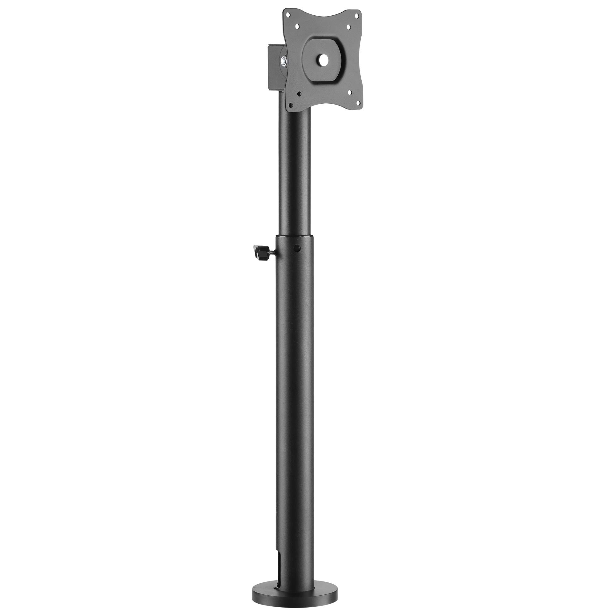 Mount-It! Point-of-Sale Register Stand for Checkout Stations and Screens with VESA Patterns | Height Adjustable Pole