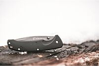 Smith & Wesson Velocite 7.75in High Carbon S.S. Assisted Folding Knife with 3.5in Clip Point Blade and Polymer Handle
