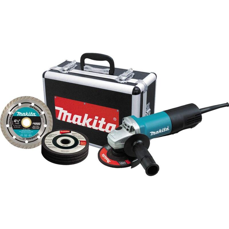 Makita 9557PBX1 4-1/2" Paddle Switch Cut-Off/Angle Grinder Tool with Case