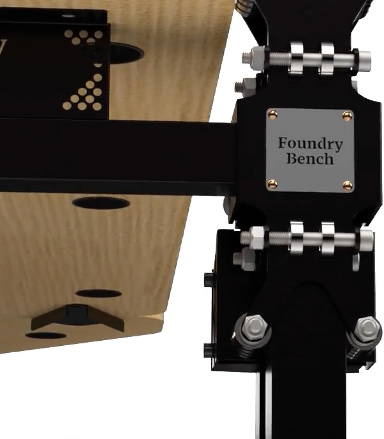 VERSADESK® Foundry Bench 80" x 80" Extra Wide L-Shaped Split-Level Corner Standing Desk | Electric Height Adjustable. 1"