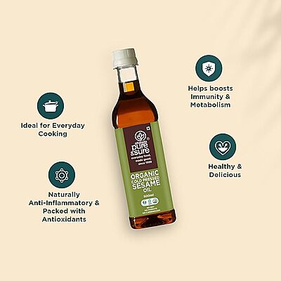 PURE&SURE - ORGANIC BLACK SESAME OIL 500ML