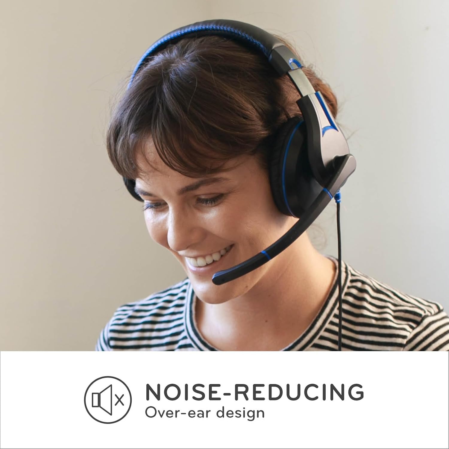 ThinkWrite Technologies TWT Audio Duro, TW220 (2nd Gen) | Premium Over-Ear Wired Headset with Noise Reducing Microphone
