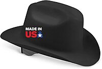 JACKSON SAFETY Cowboy-Style Full-Brim Hard Hat, Non-Vented, HDPE, Ratchet Suspension