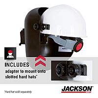 JACKSON SAFETY PL280 Pipeline Welding Helmet - Shade 10 Flip Front Hood - ANSI Z87.1 - Made in USA
