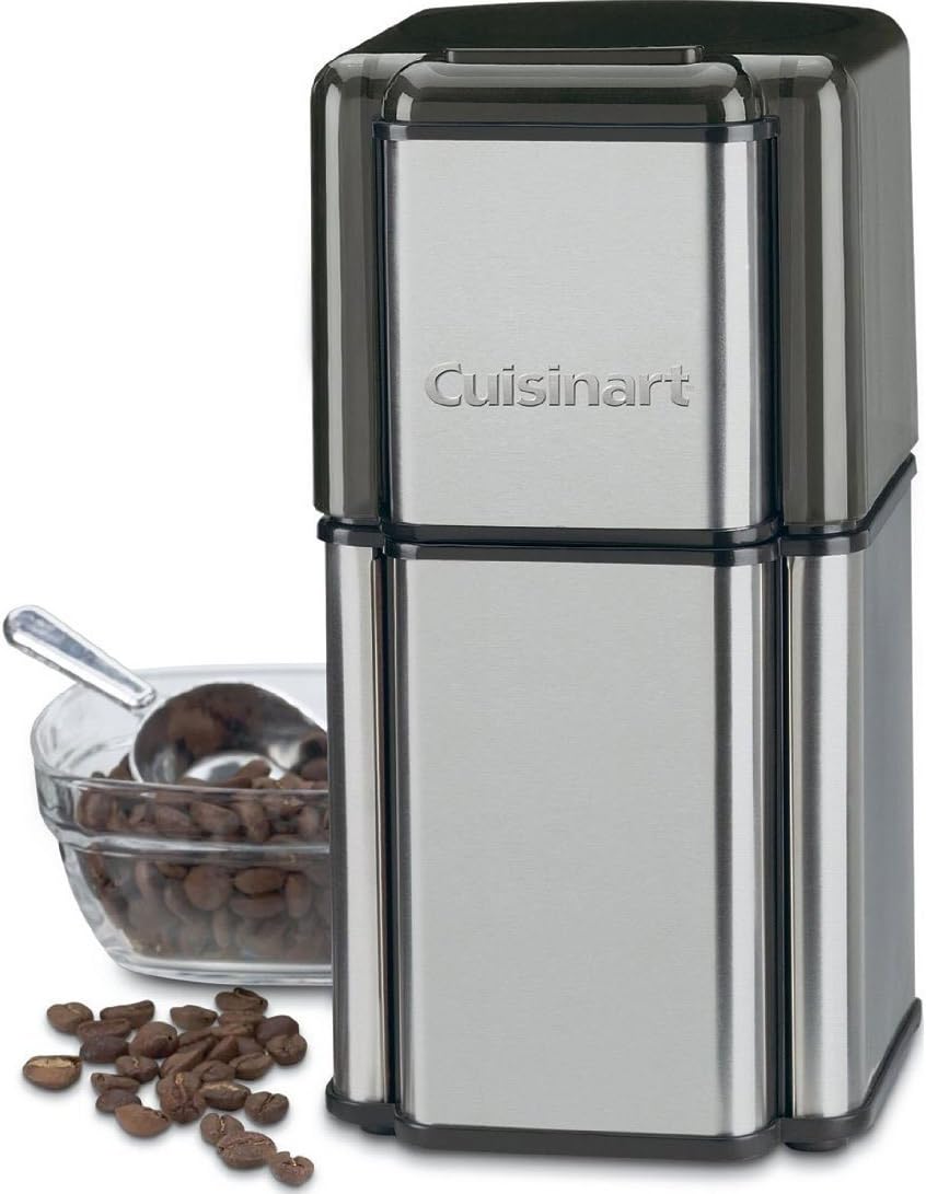 Cuisinart DCG-12BC Grind Central Coffee Grinder, 3.17 Oz, Silver