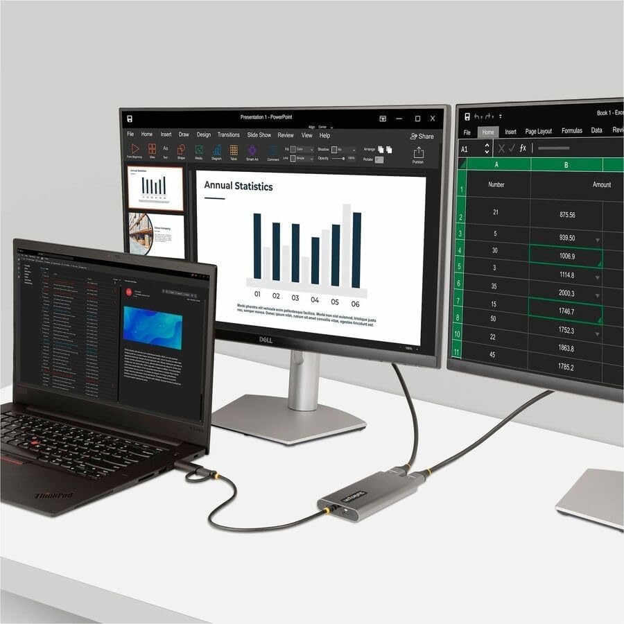 StarTech.com USB-C/USB-A Dual HDMI Multiport Adapter