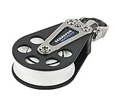 Schaefer Single 5 Series Block with Stainless Steel Cheeks and Delrin Ball Bearing Sheave