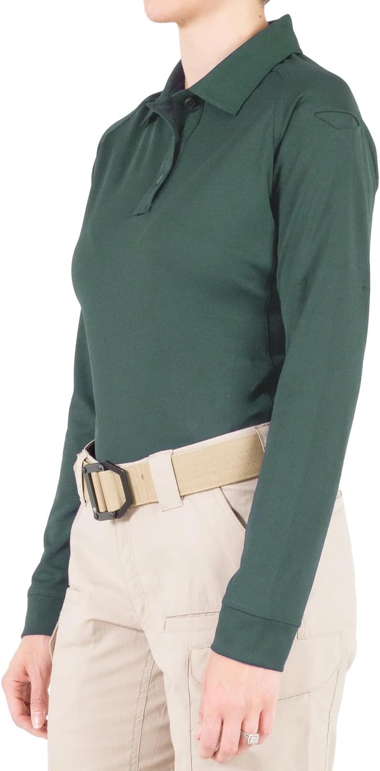 First Tactical Women's Performance Long Sleeve Polo