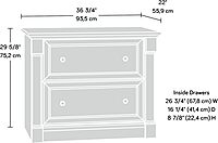 Sauder Palladia 2-Drawer Lateral File Cabinet