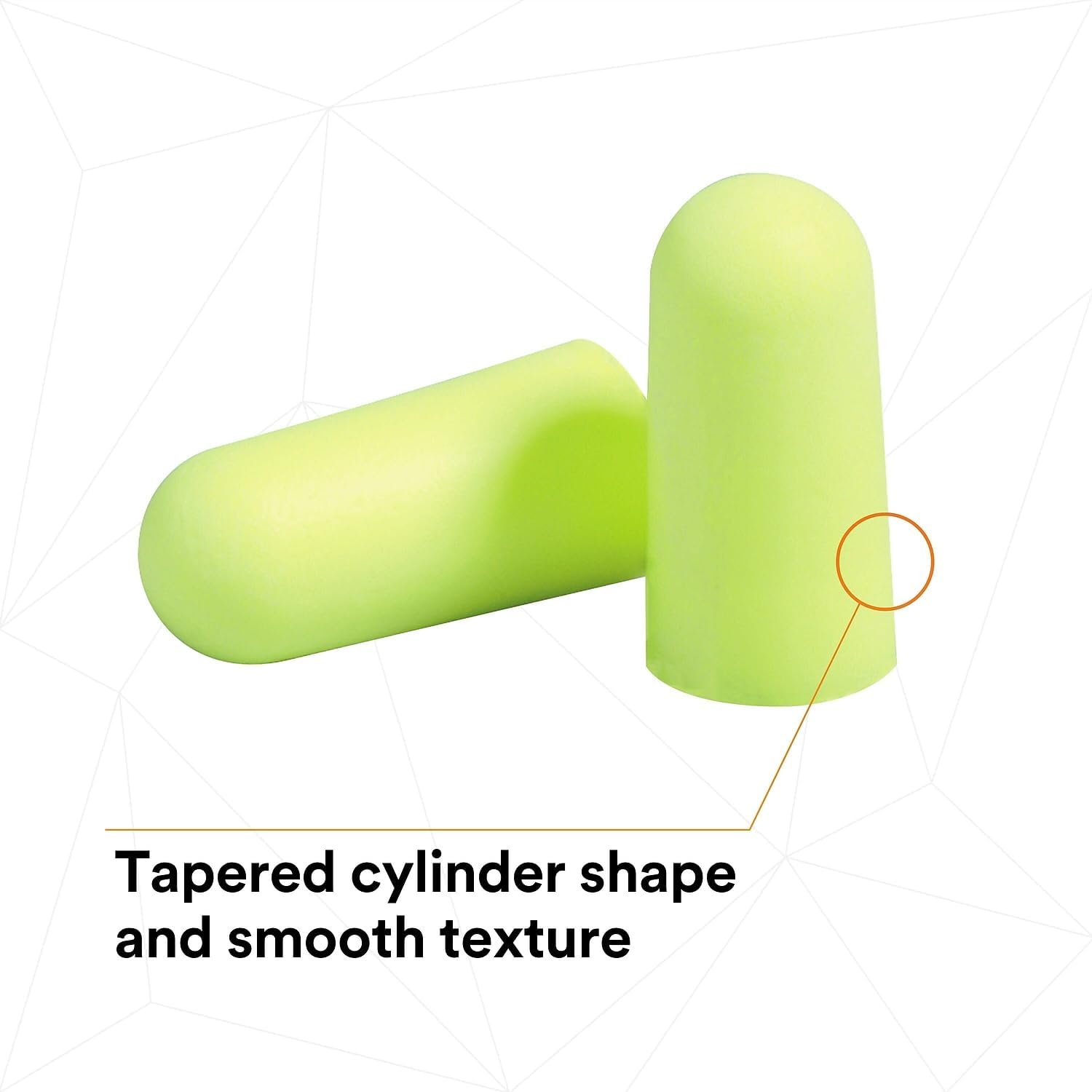 3M E-A-Rsoft Yellow Neons Uncorded Foam Ear Plugs