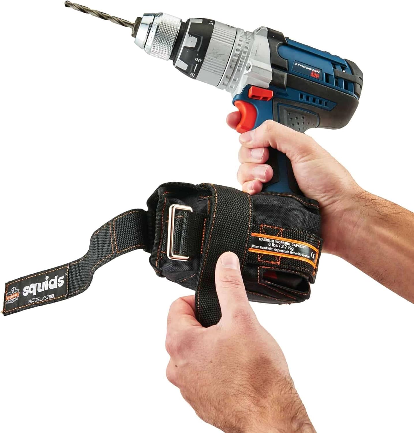 Ergodyne - 19661 Squids 3191 Power Tool Tethering Kit Power Tool Tethering - 10lbs