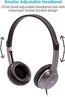 Cyber Acoustics Lightweight 3.5mm Stereo Headphones for Kids (ACM-7000) - Great for use with Tablets, Chromebooks, Laptops, PCs, & Macs 1 Unit