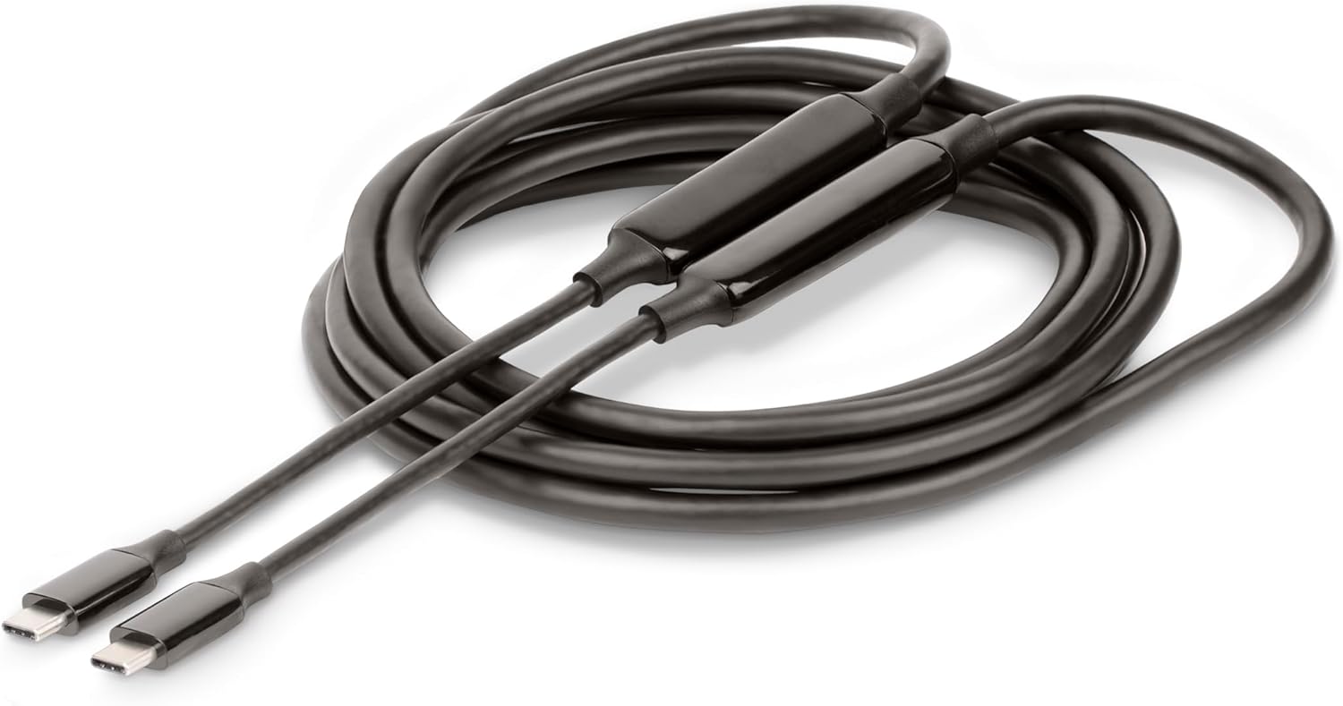 StarTech.com 3m (10ft) Active USB-C Cable, USB 3.2 10Gbps, Long USB Type-C Data Transfer Cable, 60W Power Delivery, 8K 60Hz