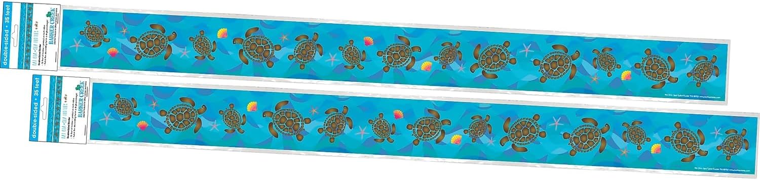 Barker Creek Double-Sided Border 2-Pack Classroom Border Strips, 3 in x 35 in (70 ft total)