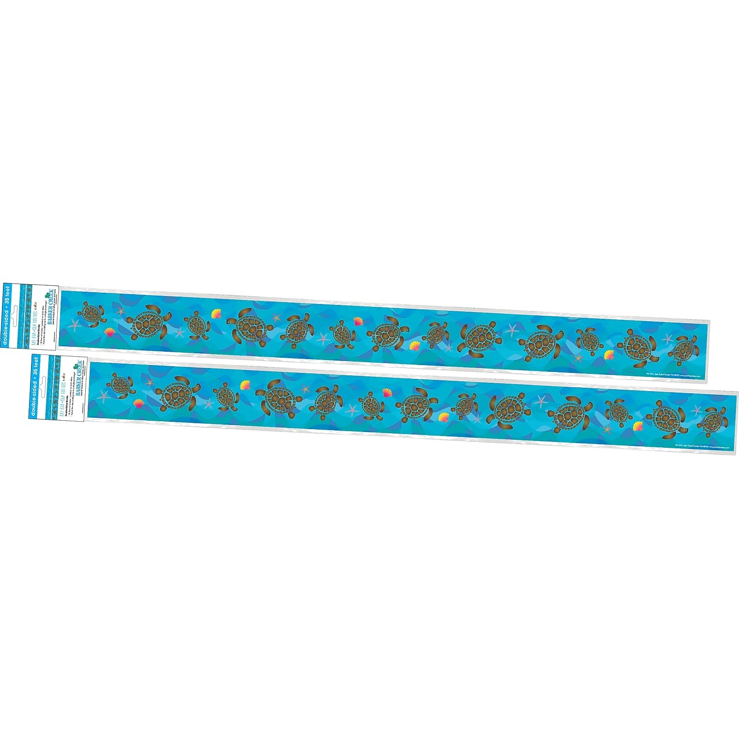 Barker Creek Double-Sided Border 2-Pack Classroom Border Strips, 3 in x 35 in (70 ft total)