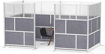Luxor Modular Room Divider Wall System Add-On Wall