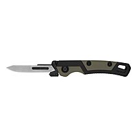 Kershaw Lonerock RBK2, New Skinning and Caping Folding Knife, 2.8 inch Replaceable Surgical Blades