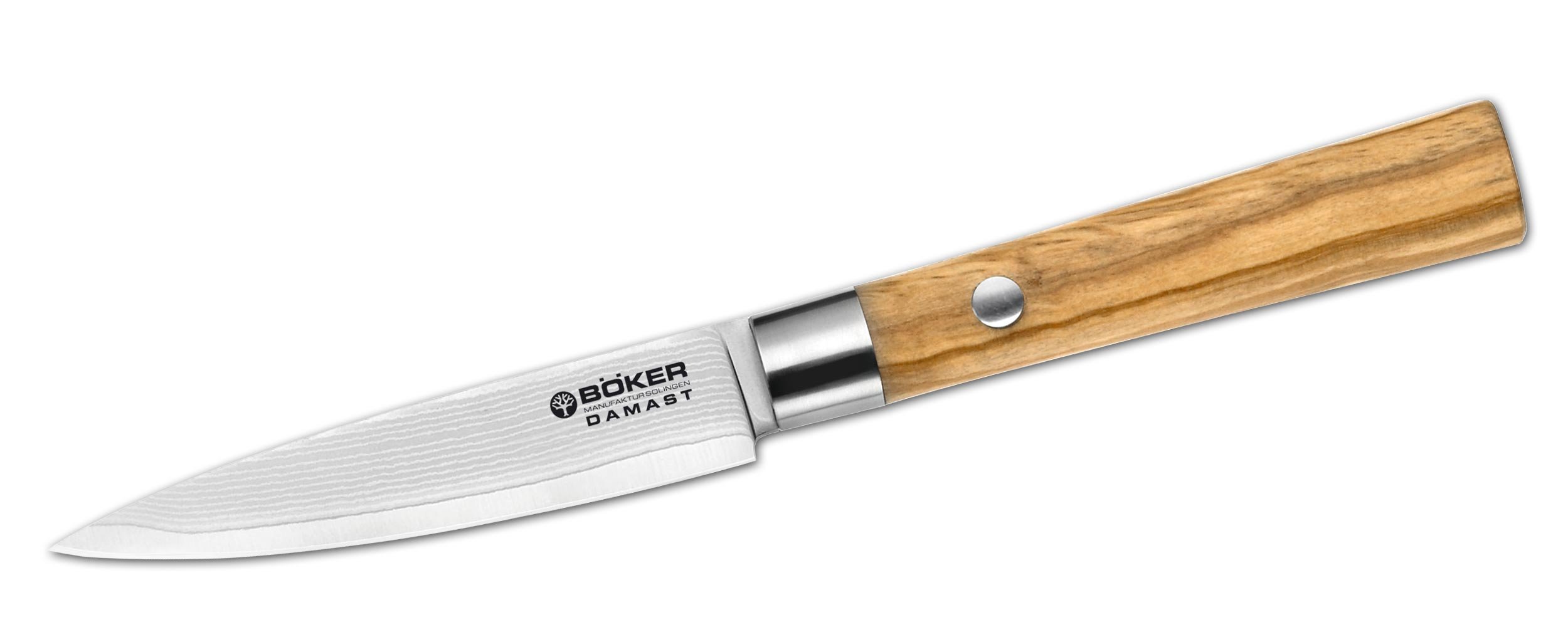 Boker Damascus Olive Kitchen Knives