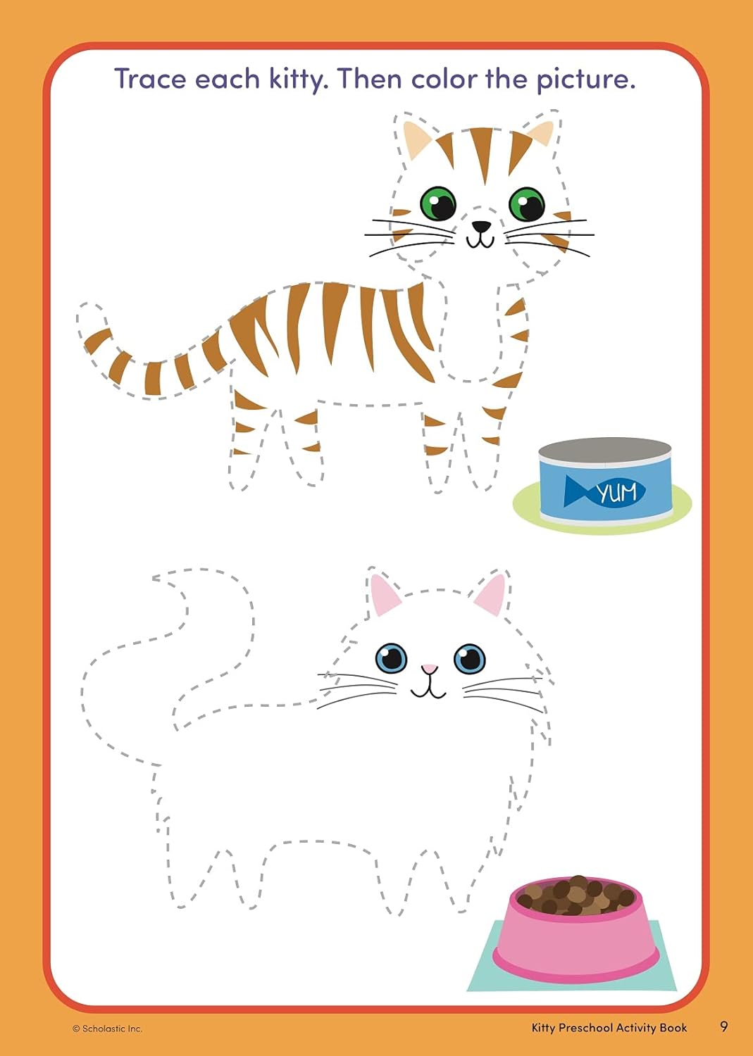 Scholastic Kitty Preschool Activity Book, Pre-K