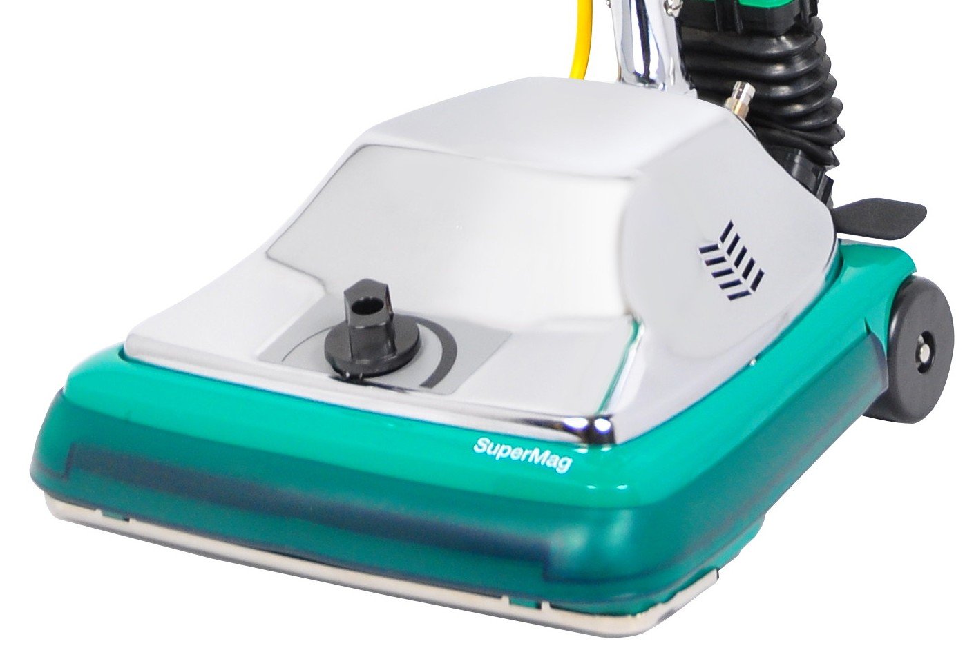 Bissell BigGreen Commercial BG101DC ProCup Comfort Grip Handle Upright Vacuum with Magnet, 870W, 12" Vacuum Width