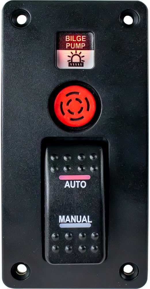 Sea-Dog Bilge Pump Water Alarm Panel w/Switch