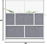 LUXOR Modular Room Divider Wall System Starter Wall