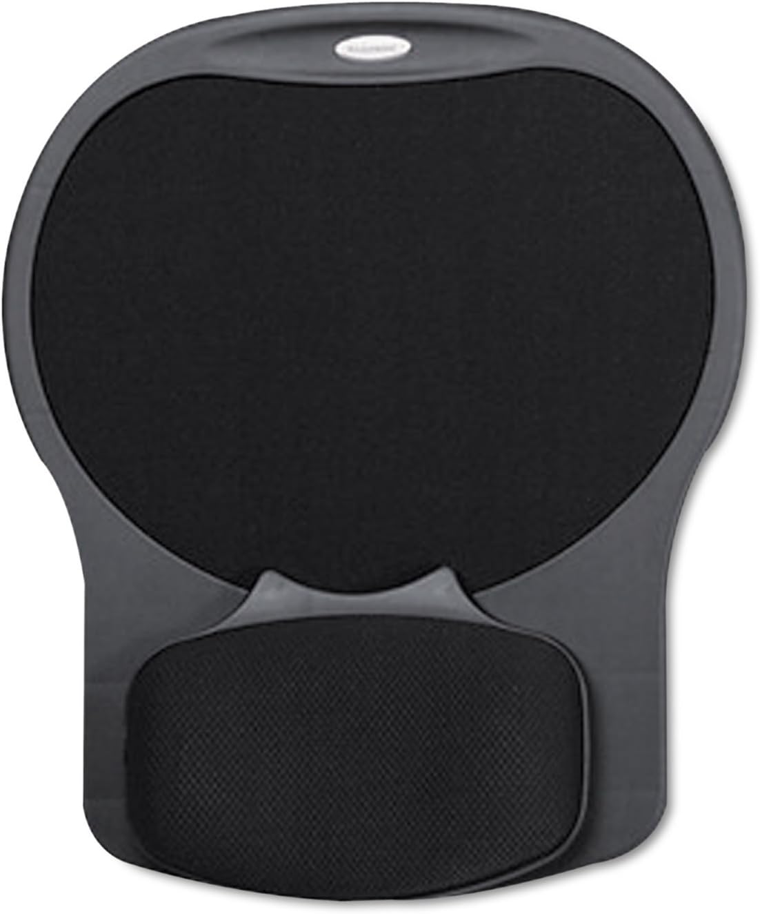 Fellowes Easy Glide Gel Mouse Pad w/Wrist Rest, 10 x 12 X 1 1/2, Black