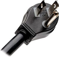 Tripp Lite 8 Outlet Surge Protector Power Strip, 10ft Cord, Right-Angle Plug, Tel/Modem/Coax/Ethernet Protection, RJ11, RJ45, & $250,000 INSURANCE (TLP810NET) Grey