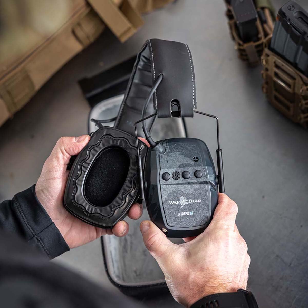 Intrepid Ear Protection - Variable Amplification - NRR 23dB Noise Reduction Headphones- Ideal for Shooting Sports Bluetooth