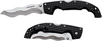 Cold Steel XL Voyager Kris Blade Folding Knife with Tri-Ad Lock