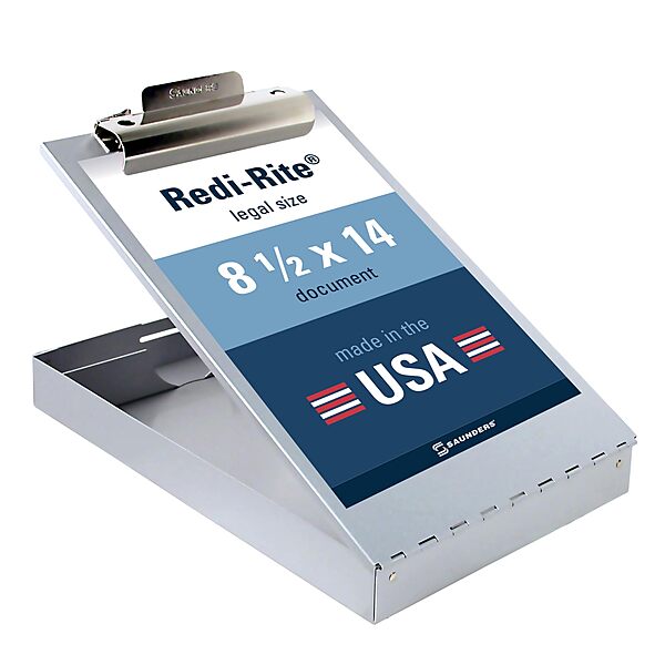 Saunders Redi-Rite Recycled Aluminum Storage Clipboard