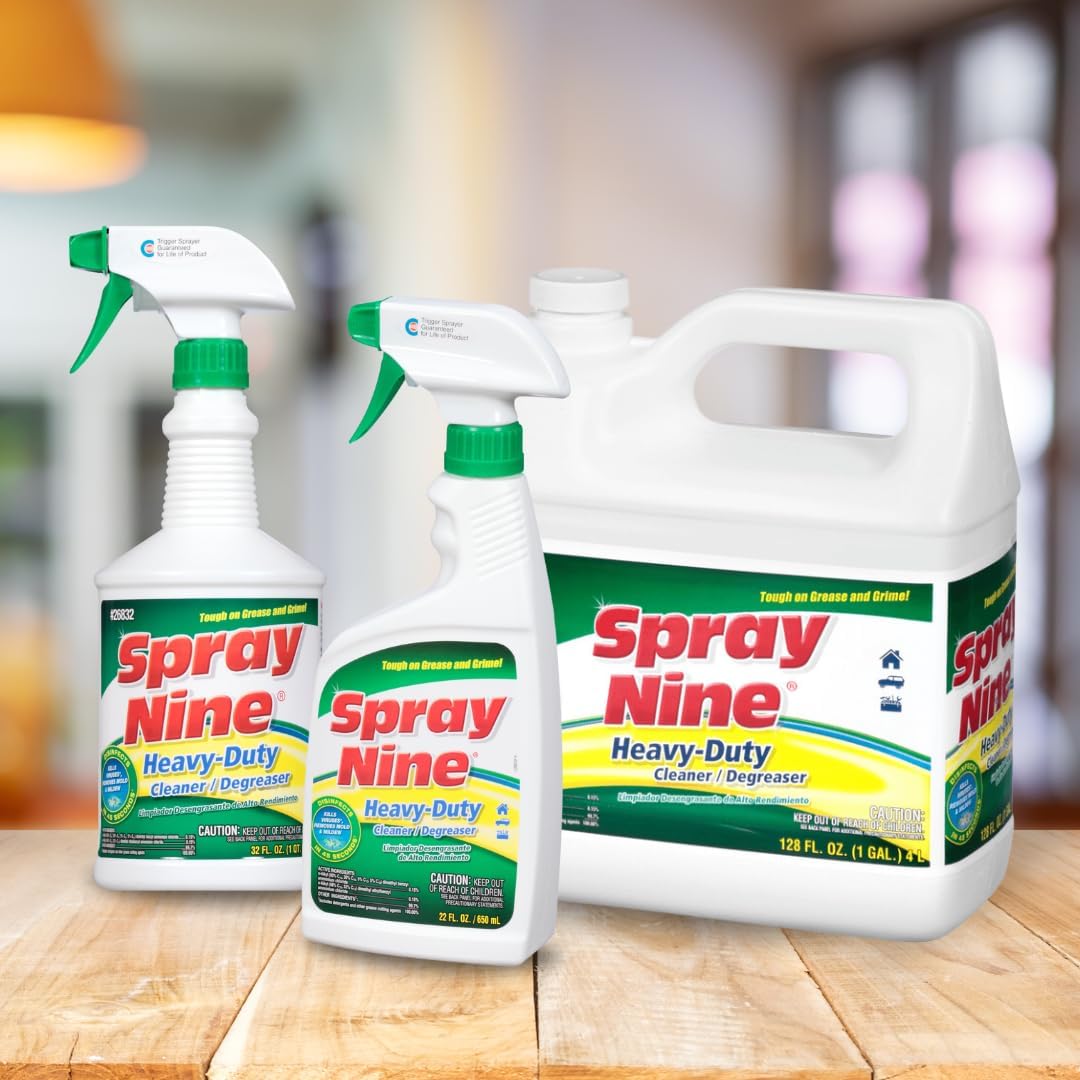 SPRAY NINE Heavy Duty Cleaner, Degreaser & Disinfectant