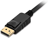 SIIG DisplayPort to DVI Adapter - Male to Female DP to DVI Cable Converter for DisplayPort Enabled Computer Systems