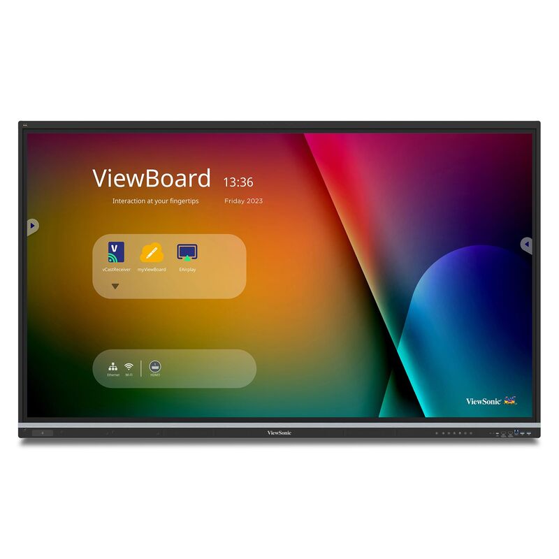 ViewSonic ViewBoard IFP Series 4K Interactive Smart Board with Android 14 EDLA and Integrated Education Software