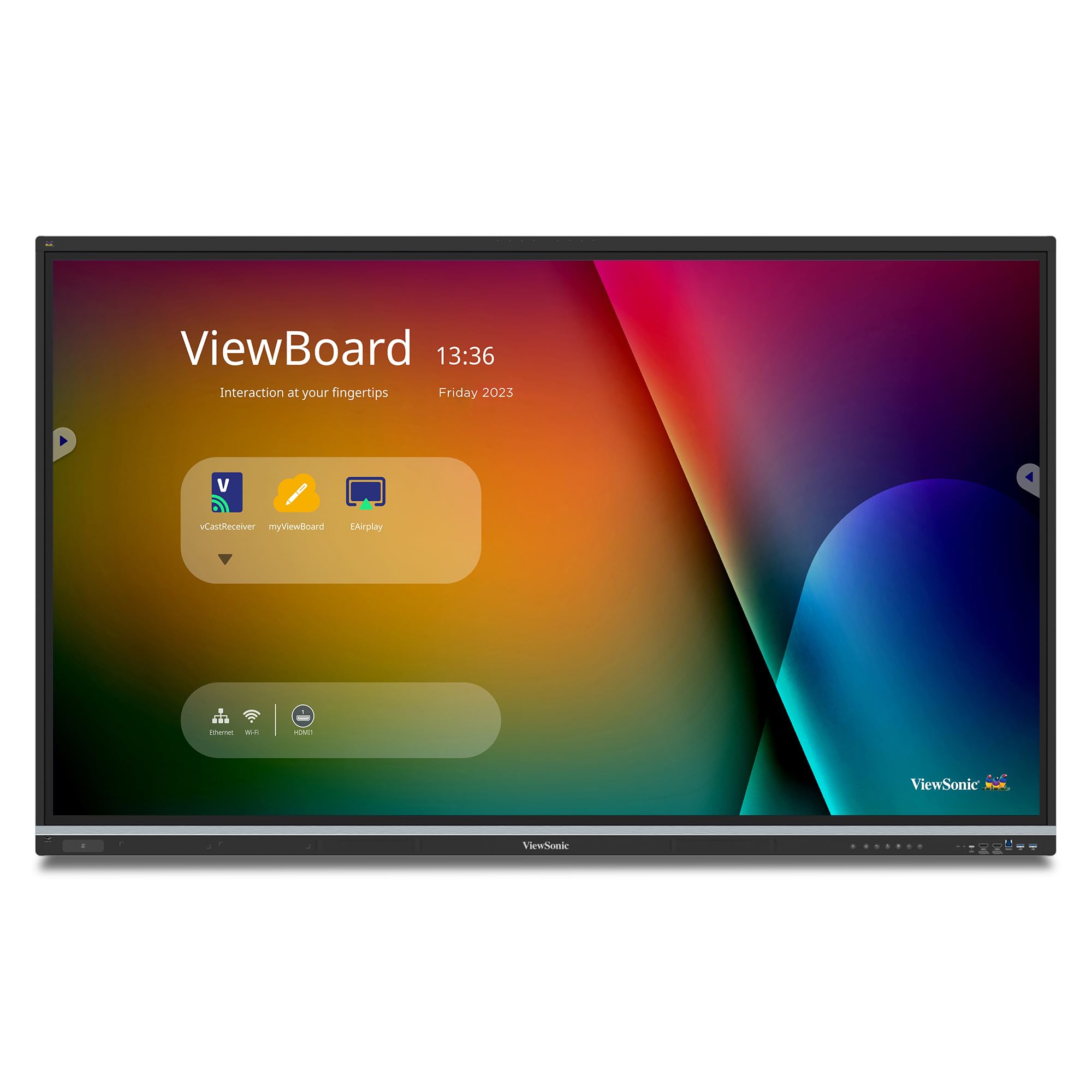 ViewSonic ViewBoard IFP Series 4K Interactive Smart Board with Android 14 EDLA and Integrated Education Software