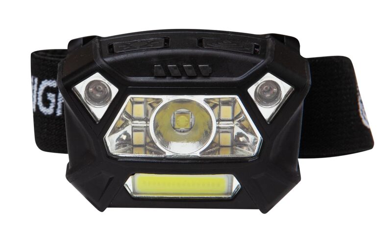 Nightstick NSP-4400B Dual-Light Headlamp w/Motion Sensing Activation - 3 AAA - Black