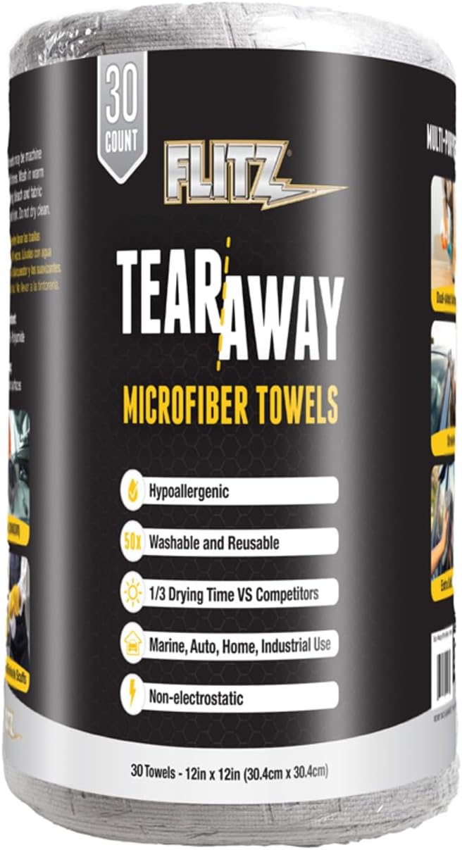 FLITZ Premium Microfiber Cleaning & Polishing Cloths