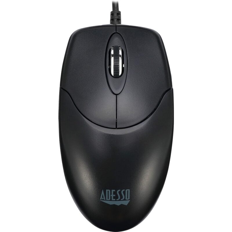 Adesso iMouse M6-TAA - Optical Scroll Mouse (TAA Compliant) - Full-size Mouse - Optical - Cable - Black - IMOUSEM6TAA