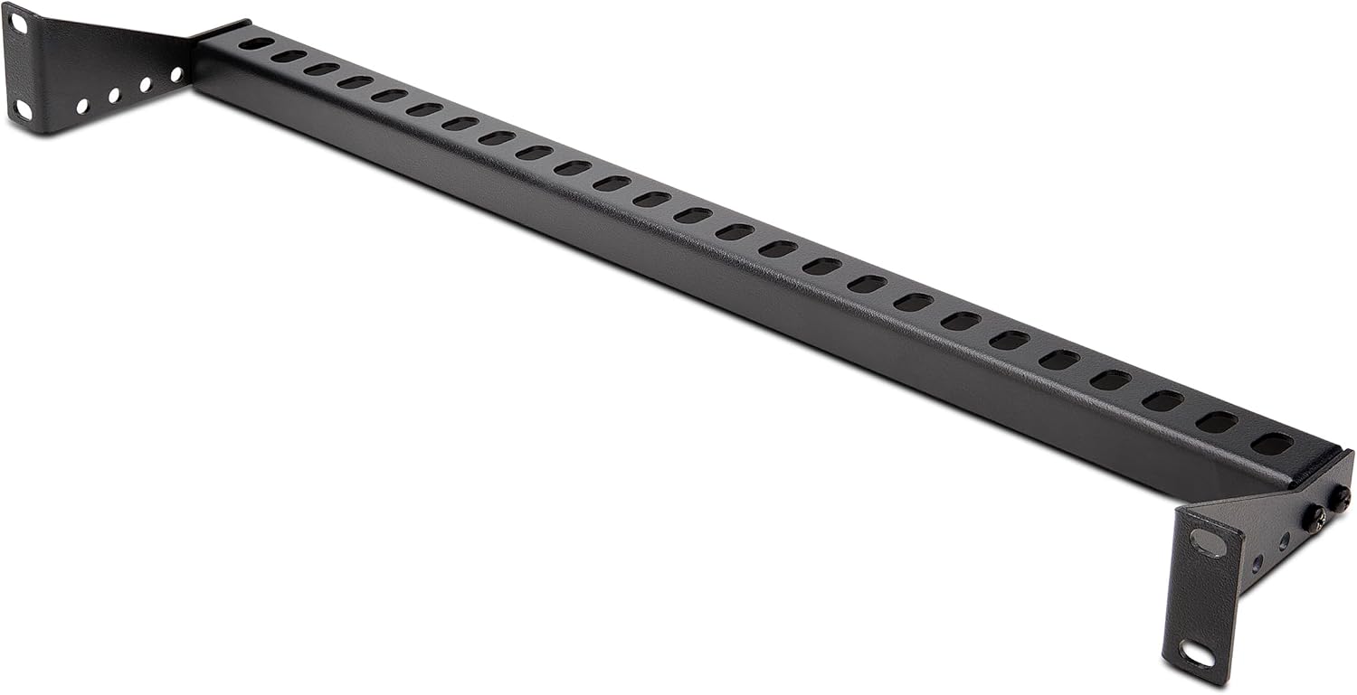 StarTech.com 1U Horizontal Cable Lacing Bar for 19in Racks
