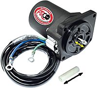 ARCO Marine Replacement Outboard Tilt Trim Motor - Yamaha-4 Bolt, 5/8" Flat Blade Shaft
