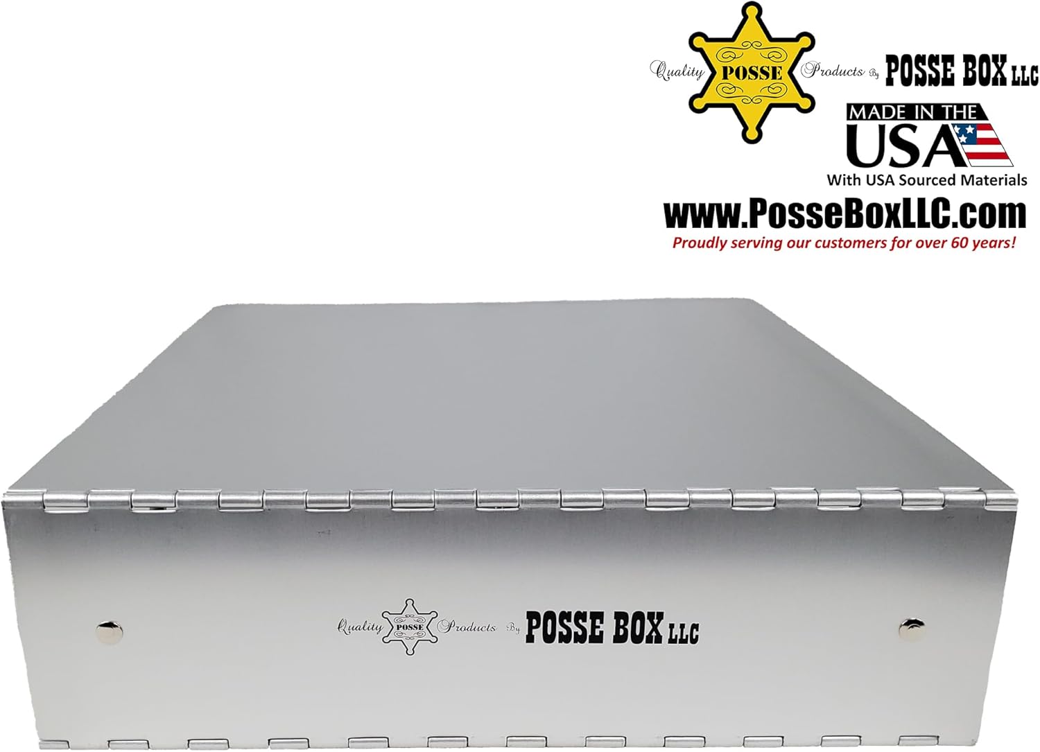 POSSE BOX Anodized Aluminum 3-Ring Binder