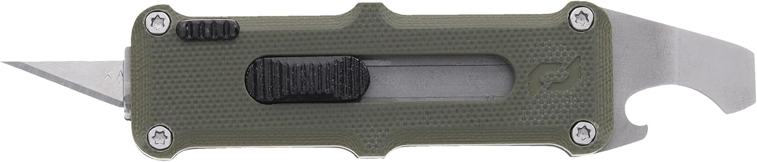 Schrade Delta Class Journeyman 4.5 with 3in Xacto Blade and G10 and Stainless Steel Handle for EDC