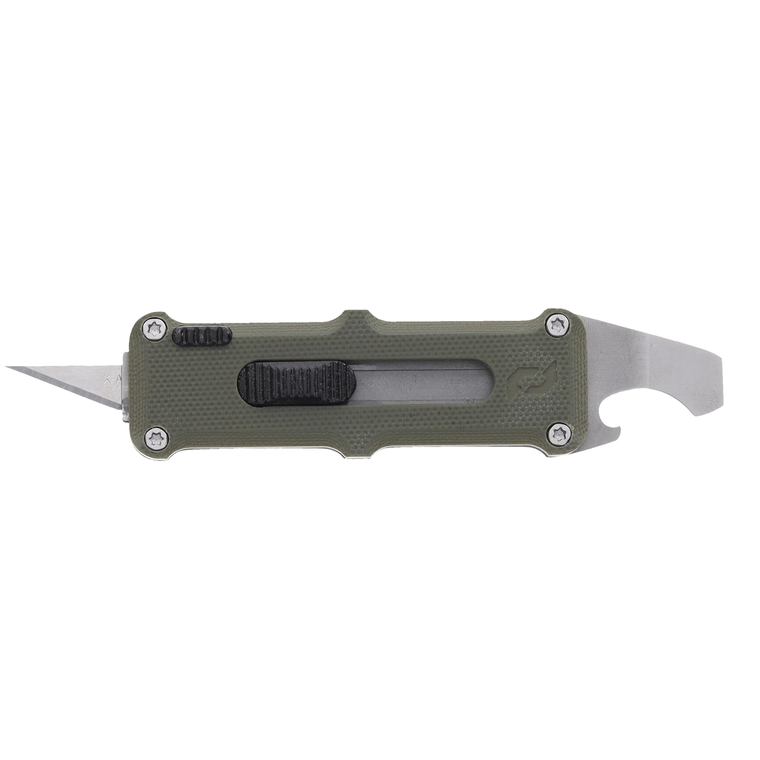 Schrade Delta Class Journeyman 4.5 with 3in Xacto Blade and G10 and Stainless Steel Handle for EDC