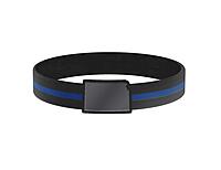 Thin Blue Line USA State Silicone Bracelet